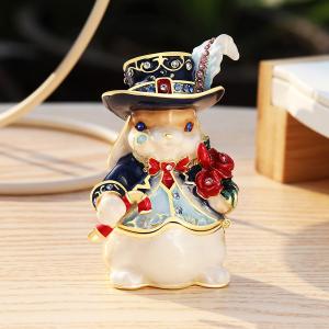 アクセサリーボックス 小物入れ アンティーク 梟 ふくろう インテリア