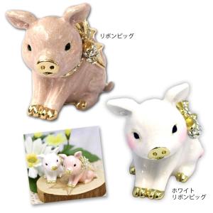 【正規品】 ジュエリーボックス りぼんピッグ ...の詳細画像1