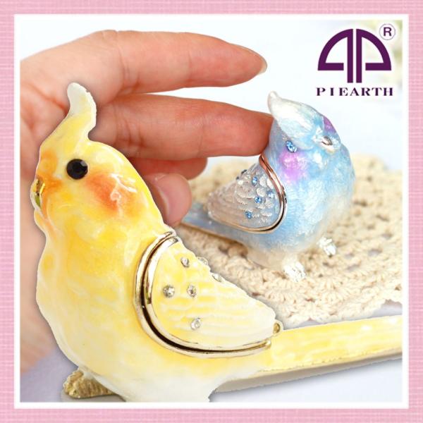 【正規品】 オカメのぴーちゃん インコ 小物入れ おしゃれ アクセサリー 収納 アクセサリーケース ...