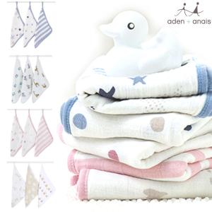 エイデンアンドアネイ aden+anais ウォッシュクロス/ループ付きタオル