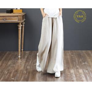 レディース ズボン ワイドパンツ パンツ ガウ...の詳細画像4