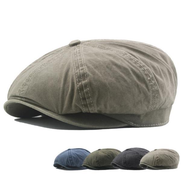 メンズ 帽子 キャスケット ハンチング カスケット ニュースボーイキャップ 小顔効果 春夏秋 防寒 ...