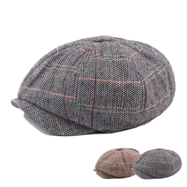 帽子 レディース メンズ キャスケット ニュースボーイキャップ 小顔効果 春夏秋 サイズ調整可 父の...
