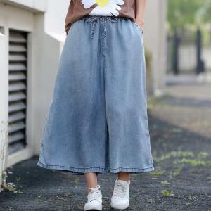 ジーンズ 涼しい デニムパンツ バギーパンツ ...の詳細画像2