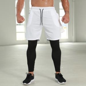 ロングタイツ ハーフパンツ付き フィットネス ...の詳細画像3
