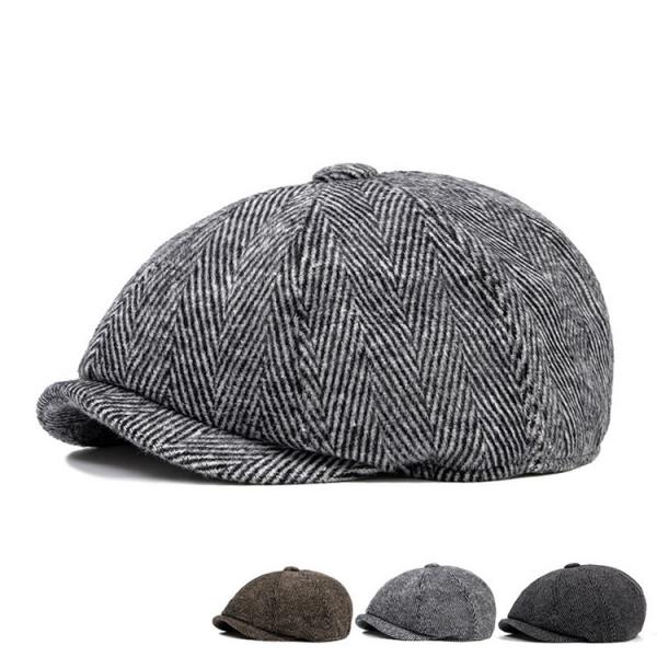 キャスケット 秋冬 防寒 帽子 ハンチング カスケット ニュースボーイキャップ 小顔効果 サイズ調整...