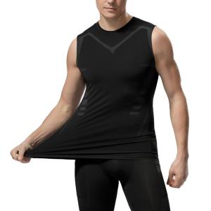 コンプレッションウェア メンズ Tシャツ 袖な...の詳細画像3