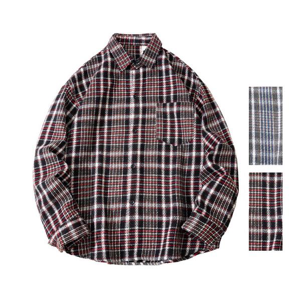 ネルシャツ チェックシャツ 大きいサイズ シャツ カジュアルシャツ トップス メンズ ファッション ...