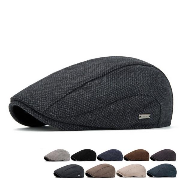 ハンチング 裏起毛 帽子 秋冬 防寒 ハンチング帽 メンズ ファッション カジュアル 父の日