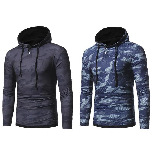トレーナー パーカー 長袖 スポーツ 迷彩 メンズ