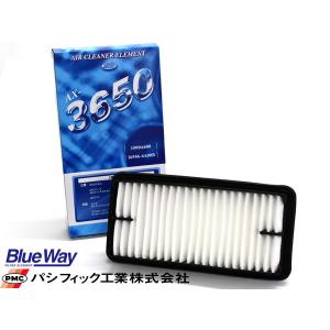 eKカスタム eKワゴン B11W エアエレメント エアー フィルター クリーナー パシフィック工業 BlueWay AX-3650｜ハッピードライブヤブモト