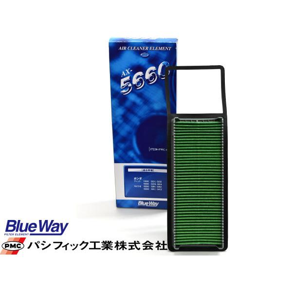 モビリオ GB1 GB2 エアエレメント エアー フィルター クリーナー パシフィック工業 Blue...