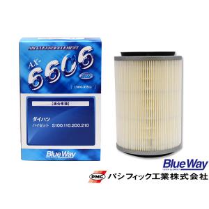 ハイゼット S200C S200P S210C S210P エアエレメント エアー フィルター クリーナー パシフィック工業 BlueWay AX-6606｜yabumoto1