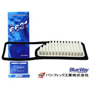 タント L375S L385S LA600S LA610S エアエレメント エアー フィルター クリーナー パシフィック工業 BlueWay AX-6631