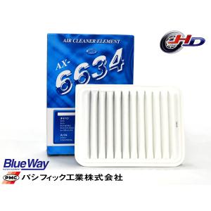 タント LA650S エアーエレメント エアークリーナー パシフィック工業 BlueWay ターボ無 R01.07〜 AX-6634｜ハッピードライブヤブモト
