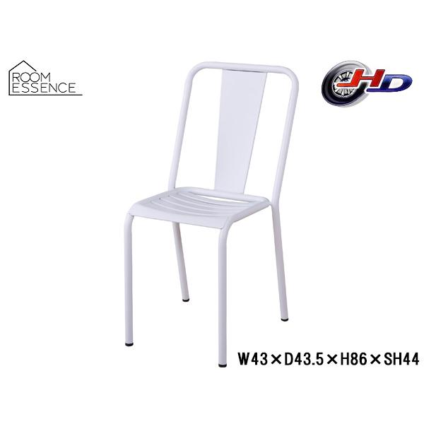 東谷 チェア ホワイト W43×D43.5×H86×SH44 PC-506WH 椅子 スタッキング ...