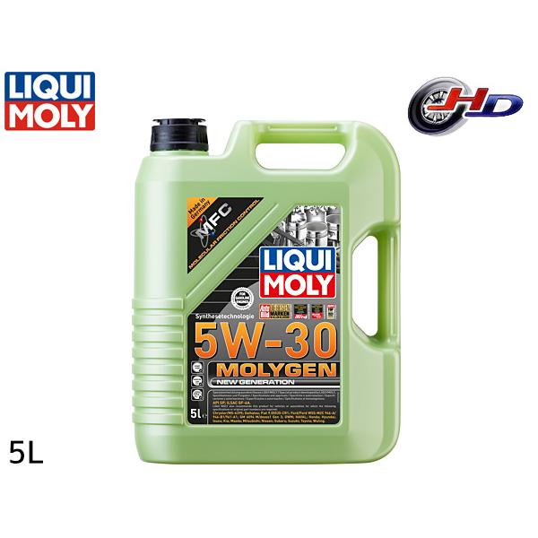 リキモリ エンジンオイル モリジェンニュージェネレーション 5W30 5W-30 5L API SP...