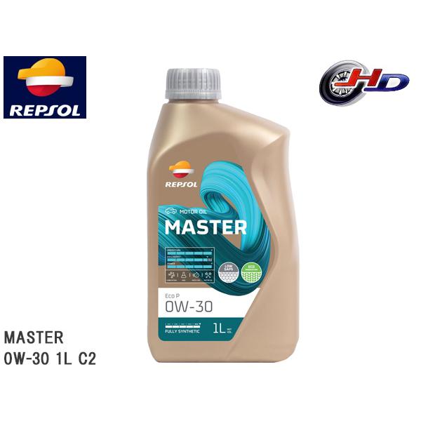 REPSOL エンジンオイル MASTER ECO-P 0W-30 1L C2 007407 全合成...