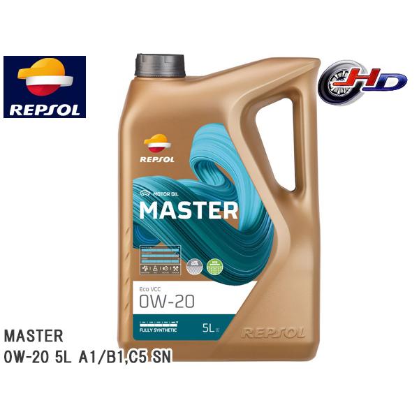 REPSOL エンジンオイル MASTER ECO-VCC 0W-20 5L A1/B1 C5 SN...