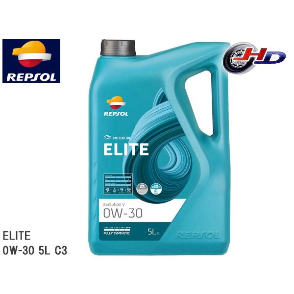 REPSOL エンジンオイル ELITE エボリューション・V 0W-30 5L C3 007458...