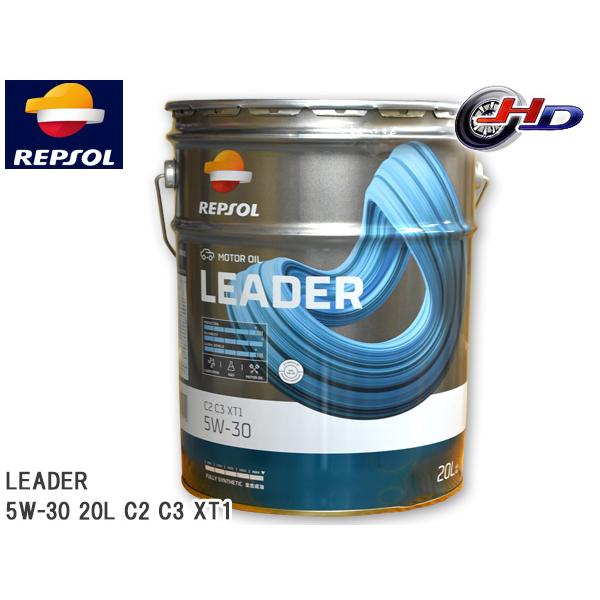 REPSOL エンジンオイル LEADER C2 C3 5W-30 20L 007515 全合成油 ...