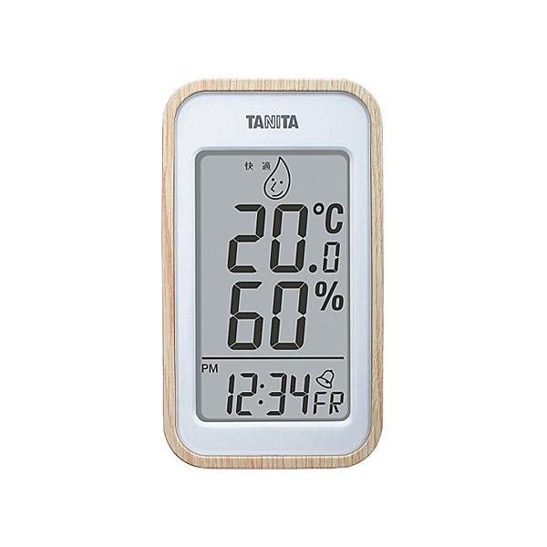タニタ デジタル温湿度計 TT-572-NA 快適レベル表示 目覚ましアラーム付 マグネット 置き式...