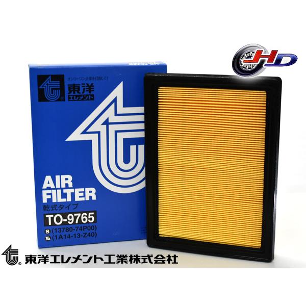 ワゴンR MH34S MH35S エアエレメント エアー フィルター クリーナー 東洋エレメント T...