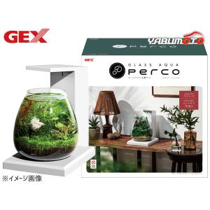 GEXグラスアクア PERCO T-WH オールインワン水槽ペルコ 熱帯魚 観賞魚用品 水槽用品 ライト ジェックス 同梱不可 送料無料｜yabumoto20