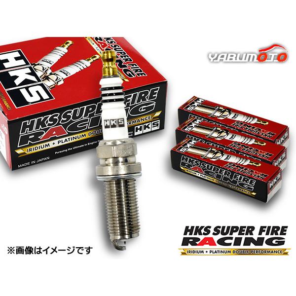 ランサーエボリューション X CZ4A スーパーファイヤーレーシング プラグ 4本 HKS 5000...