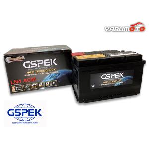 GSPEK アイドリングストップ車対応 バッテリー D-LN80/PL LN4 EN AGMシリーズ 同梱不可 法人のみ配送 送料無料