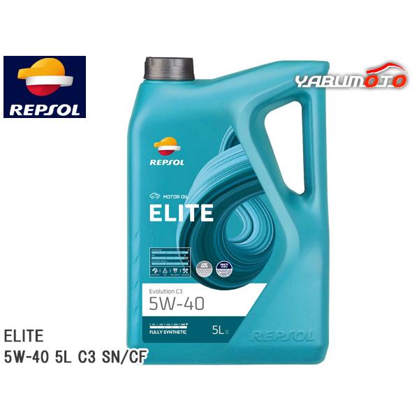 REPSOL エンジンオイル ELITE エボリューション・C3 5W-40 5L C3 SN/CF...