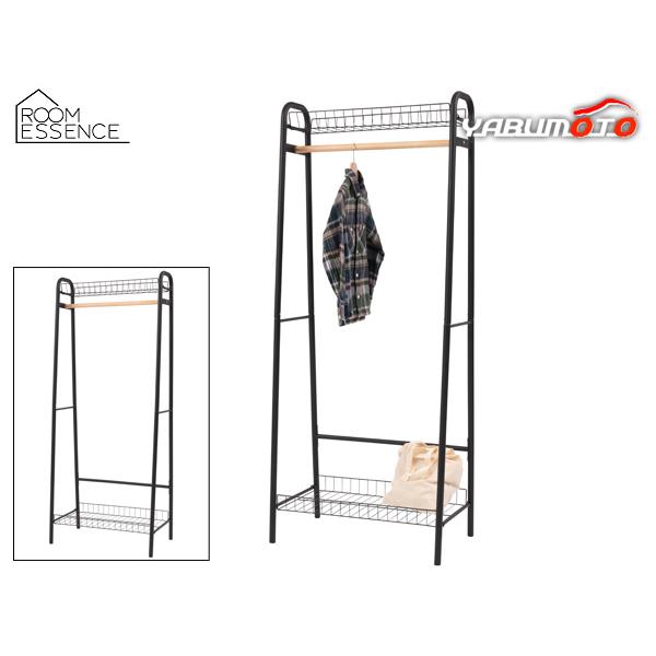 東谷 ハンガー ブラック W70×D44×H170 LFS-882BK 衣類 ハンガー アウター 整...