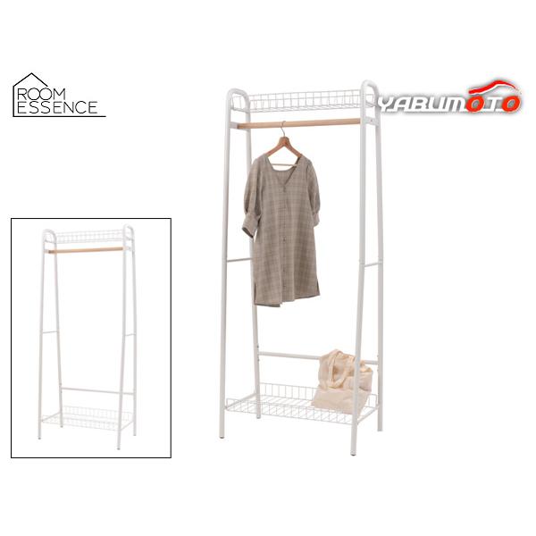 東谷 ハンガー ホワイト W70×D44×H170 LFS-882WH 衣類 ハンガー アウター 整...