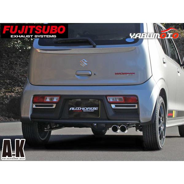 フジツボ マフラー A-K エーケー HA36S アルトワークス 4WD R06A H27.12〜R...