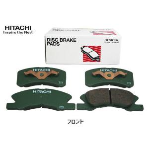 プレオ L285B ブレーキパッド フロント 前 日立 4枚セット H22.04〜H25.02 送料無料｜yabumoto24