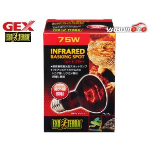 GEX ヒートグロー 赤外線照射スポット ランプ 75W PT2142 爬虫類 両生類用品 爬虫類用品 ジェックス｜yabumoto27