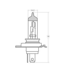 ハロゲン 24V 75/70W H4 T14....の詳細画像3