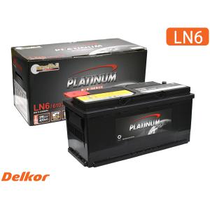 デルコア Delkor 輸入車用 プラチナ バッテリー D-61038/PL LN6 ENシリーズ 標準タイプ 同梱不可 法人のみ配送 送料無料｜yabumoto2