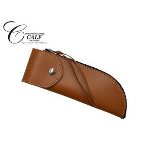 CALF カーフ 本革 バッカス L字ファスナー ウォレット ブラック black