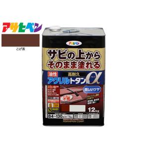 アサヒペン 高耐久 アクリル トタン用α ディープグリーン 緑 12Kg 塗料 