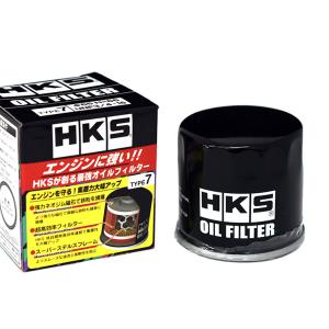 クルー QK30 オイルフィルター オイルエレメント HKS 52009-AK011 TYPE7 φ65×H66 UNF 3/4-16 H05.05〜H16.06｜yabumoto