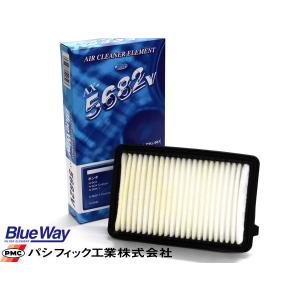 N-BOX スラッシュ N-BOX＋ JF1 JF2 エアエレメント エアー フィルター クリーナー パシフィック工業 BlueWay ターボ無 AX-5682V｜プロツールショップヤブモト