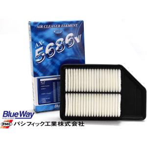 N-WGN JH1 JH2 エアエレメント エアー フィルター クリーナー パシフィック工業 BlueWay ターボ無 AX-5686V｜プロツールショップヤブモト