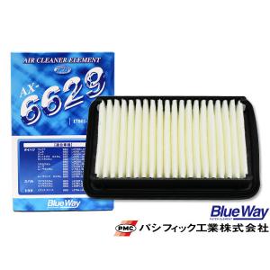 ムーヴ LA100S LA110S ターボ車 エアエレメント エアー フィルター クリーナー パシフィック工業 BlueWay AX-6629