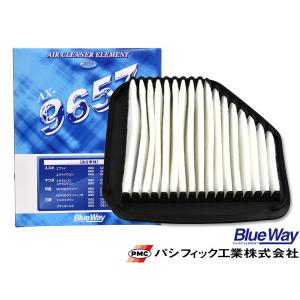 エブリイ DA17V DA17W エアエレメント エアー フィルター クリーナー パシフィック工業 BlueWay AX-9657｜プロツールショップヤブモト