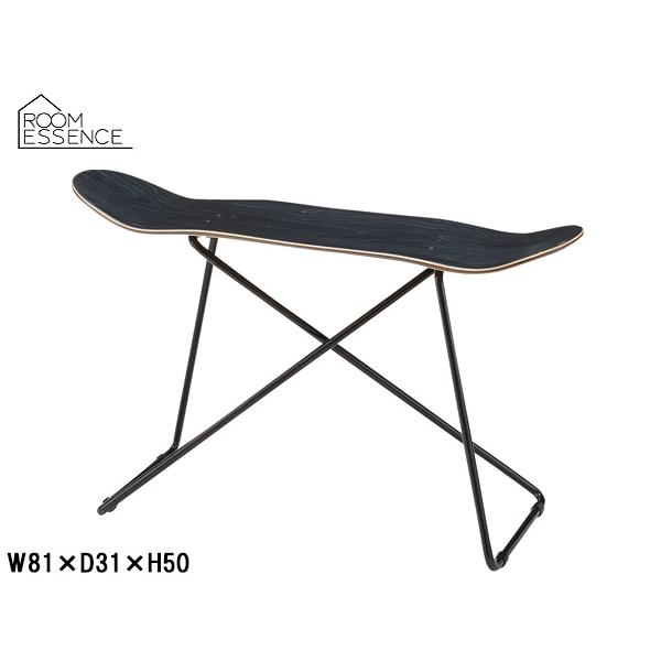 東谷 スケートボードテーブル ブラック W81×D31×H50 SF-201BK 雑貨 デザイン 可...