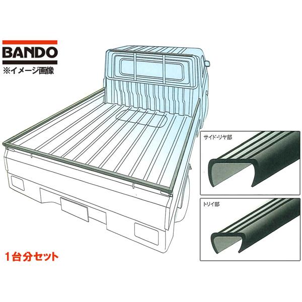 BANDO 軽トラ用 荷台パネルカバーR PC-R 汎用 ゲートプロテクター 1台分セット バンドー...