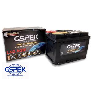 GSPEK アイドリングストップ車対応 バッテリー D-LN80/PL LN4 EN AGM