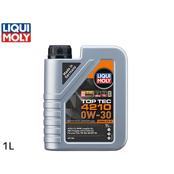リキモリ エンジンオイル トップテック4210 0W30 0W-30 1L ACEA C3 グループ...