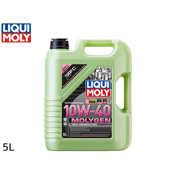 リキモリ エンジンオイル モリジェンニュージェネレーション 10W40 10W-40 5L ACEA...